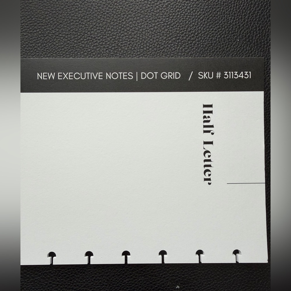 Cloth & Paper Executive Notes Grid